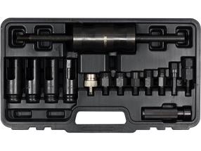 Purkštukų traukimo rinkinys, purkštukų traukikliai su inerciniu plaktuku Yato YT-06174, 0.45 - 0.5 mm, 14 - 27 mm, 14 vnt.
