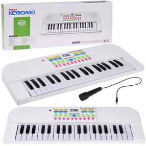 Электропианино с микрофоном White