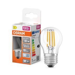 Лампочка Osram LED, нейтральный белый цв., E27, 3.4 Вт, 470 лм