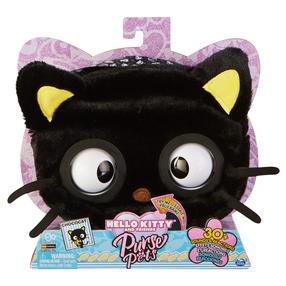 Interaktyvi rankinė Spin Master Purse Pets Sanrio Chocokat 6065147, 6 cm, anglų, juoda sp.