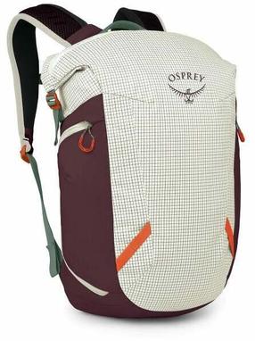 Turistinė kuprinė Osprey Transporter Zinch O/S, balta sp./bordo sp., 22 l