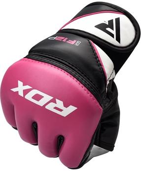 MMA cimdi RDX Grappling F12 GGR-F12P-S, rozā krās., S
