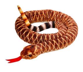 Mīkstā rotaļlieta Beppe Snake 13998, brūna krās.