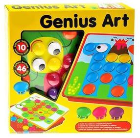 Мозаика с кнопками Genius Art, многоцветный