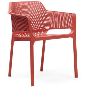 Āra krēsli Nardi Net, sarkana krās., 60.5 cm x 58.5 cm x 80 cm