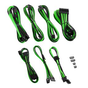 Kaabel Cablemod C-Series PRO ModMesh 12VHPWR, 12VHPWR, 0.6 m, must v./roheline v.
