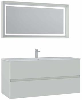 Vonios kambario baldų komplektas Kalune Design Nest 121 v2-554, matinė kašmyro sp., 51 cm x 121 cm x 55 cm