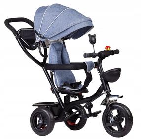 Triratukas EcoToys Tricycle YM-BT, mėlyna sp.