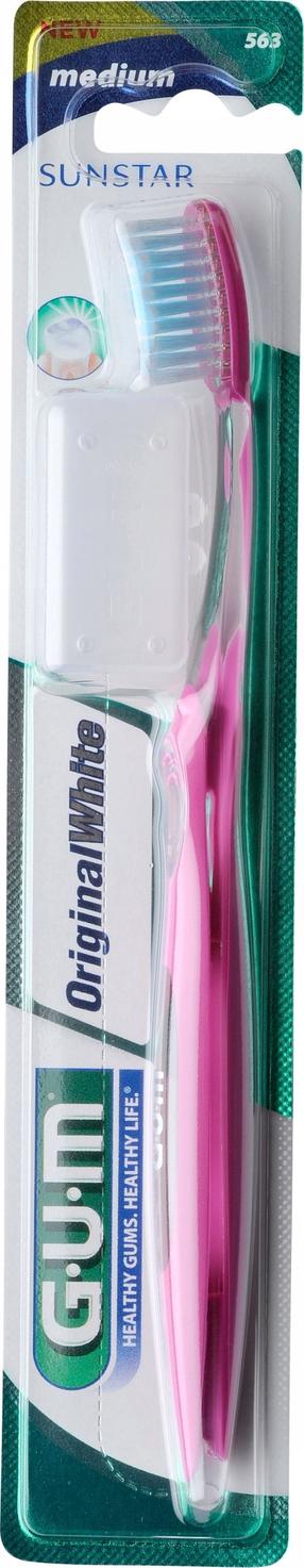 Зубная щетка GUM Original White, белый цв.