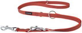 Suņu pavada Amiplay Rubber, oranža krās., 1-2m x 2cm