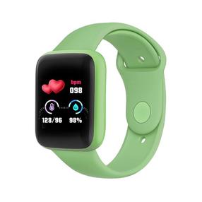 iWear M7 Fitness Tarkkell Full Touch 1.3'' IPS ekraaniga Vererõhu & Pulsimõõtja / Sotsiaalmeedia sidemetele Roheline
