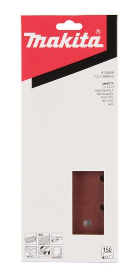 Šlifavimo lapas Makita P-33059, 150, 28 cm x 11.5 cm, 10 vnt.