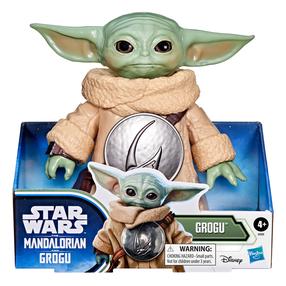 Žaislinė figūrėlė Hasbro Star Wars The Mandalorian Grogu, 16.5 cm, žalia sp./rusva sp.