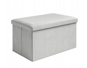 Pufas Ruhhy 25994, pilka sp., 60 cm x 30 cm x 30 cm