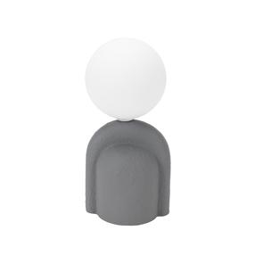 Stalinis šviestuvas Domoletti Menorca T23037 grey, G9, 5W, balta sp./pilka sp.