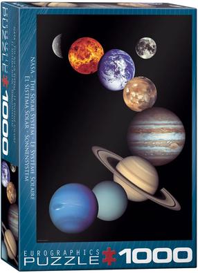 Пазл Eurographics NASA The Solar System 6000-0100, 67.6 см x 48.9 см, 1000 шт., многоцветный
