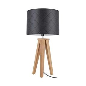 Galda stāvlampas Spot-Light Mirabella, E27, 60W, melna krās./brūna krās.