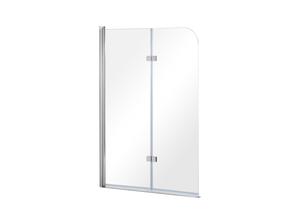 Vonios sienelė Besco Avigo, 100 cm x 145 cm, skaidri sp./chromo sp./skaidrus