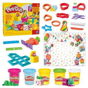 Творческий набор с пластилином Hasbro Play-Doh Birthday Toolset, многоцветный, 5 шт.