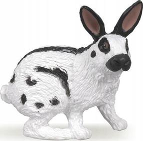 Žaislinė figūrėlė Papo Rabbit 427746, balta sp./juoda sp.