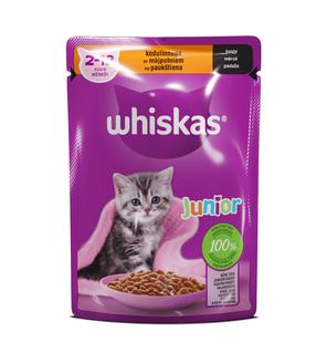 Kassi märgtoit Whiskas Poultry, linnuliha, 0.085 kg