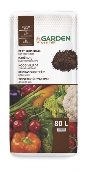 Durpių substratas daržovėms Garden Center, 80 l