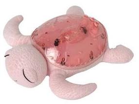 Projektors - bērnu miega palīglīdzeklis Cloud B Tranquil Turtle, rozā krās.
