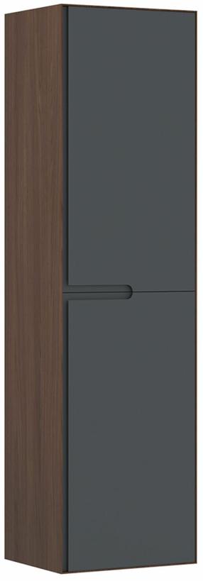 Pakabinama vonios spintelė Kalune Design Craft 40 - 319, antracito sp./riešuto sp., 27 cm x 40 cm x 138 cm