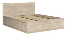 Lova dvigulė Tetrix B, 160 x 200 cm, šviesiai ruda, be čiužinio, su grotelėmis