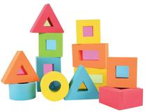 Kaladėlės Edushape Color Windows Blocks