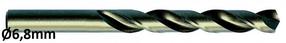 Metāla urbis Exact DIN338, metāla, hsse-co5, 6.8 mm