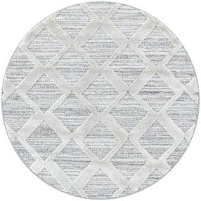 Kilimas vidaus Ayyildiz Pisa Boho 4703, pilka sp., 120 cm x 120 cm