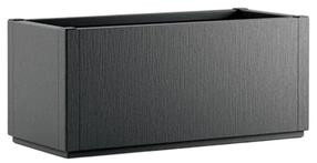 Gėlių lovelis Stefanplast Etnica 68501, plastikinis, 80 cm x 36 cm, pilka sp.