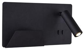Valgusti seinale SLV Somnila 1003455, LED, 3000 °K, 2 x 15 W, must v. / must v.