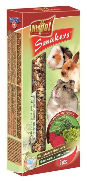 Sööt hamstritele Vitapol Vegetable flasks, närilistele, 0.09 kg, 2 tk