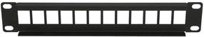 Võrgutoodete lisad Extralink 12 Port UTP 10" Modular PatchPanel, must v.