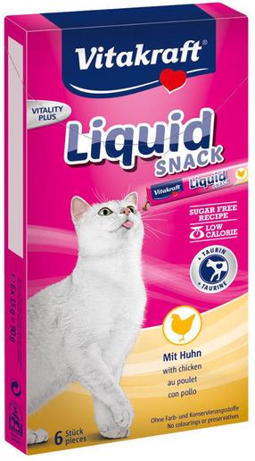 Skanėstas katėms Vitakraft Liquid, vištiena, 0.09 kg