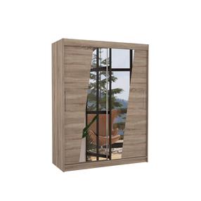 Spinta ADRK Bolton 150, ruda sp./rusva sp., 58 cm x 150 cm x 200 cm, su veidrodžiu