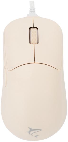 Laidinė žaidimų pelė White Shark GM-5014 Graphene, usb 2.0, smėlio sp.