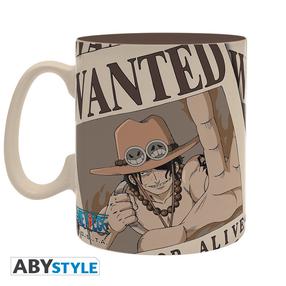 Puodelis ABYstyle ONE PIECE - Mug (460 ml) Ace Wanted, įvairių spalvų, 460 ml