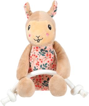 Žaislas šuniui, pliušinis Zolux Chiquitos Lama 480653, 18 cm, ruda sp.