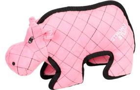 Žaislas šuniui, pliušinis Flamingo Strong Stuff Hippo 514948, 28 cm, rožinė sp.