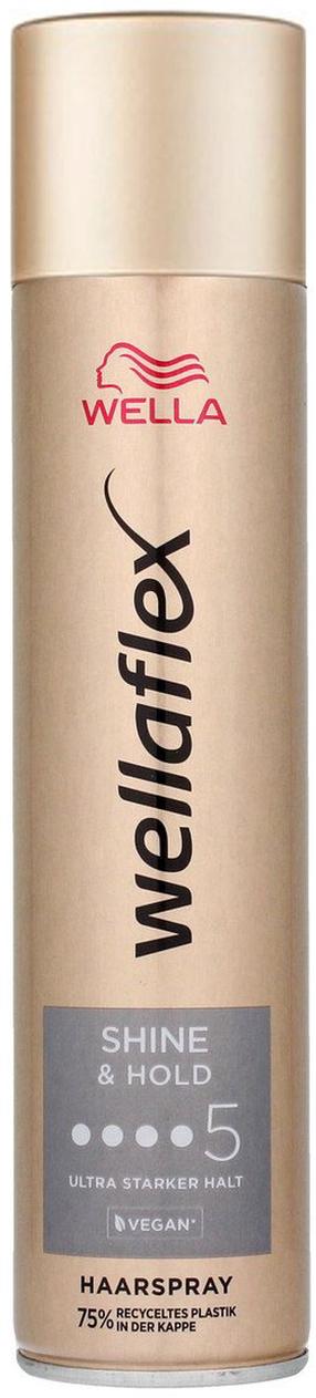 Plaukų lakas Wella Wellaflex Shine & Hold Ultra, 250 ml