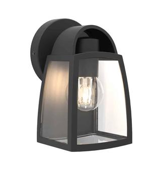 Sieninis lauko šviestuvas Lutec Kelsey 5273702012, 40W, E27, IP44, juoda sp., 12 cm x 20 cm
