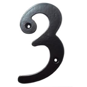 Durų numeris Okko GB-2531_3, 10.5 cm x 6.5 cm, metalas