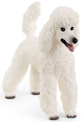 Фигурка-игрушка Schleich Farm World Poodle 13917, 6.4 см, белый цв./черный цв.