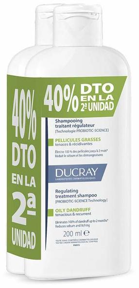 Шампунь, набор Ducray Oily Dandruff, 2 шт., 400 мл