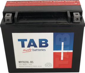 Motocikla akumulators TAB, 12 V, 18 Ah, 240 A