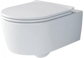 Unitazas, pakabinamas Villeroy & Boch Soul 4656HR01, su dangčiu, 370 mm x 530 mm