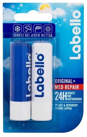 Huulepalsam Labello Original + Med Repair, 9.6 g